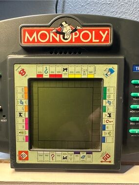 Monopoly Handheld Electronic Game Console - Black